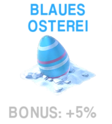 Blaues Osterei         